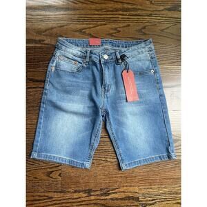 Calle 8 denim shorts women size 26 blue NWT